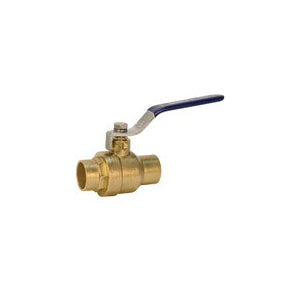 NIBCO NJ998HD 2-Piece Ball Valve 600 PSI 2 in Solder Female End