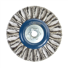 Norton Co. 69936653333 BlueFire Standard Twist Knot Wire Arbor Wheel Brush