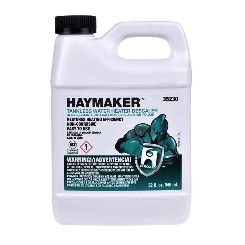 Oatey 35231 Hercules Haymaker Tankless Water Heater Descaler, 1 Gallon