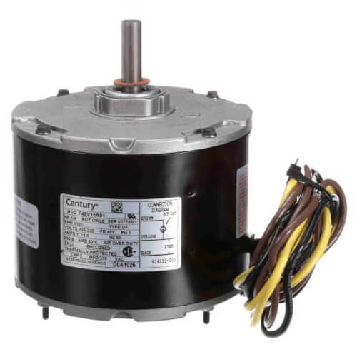 Century OCA1026 OEM Replacement Motor 1/6 HP 208-230V 1100 RPM