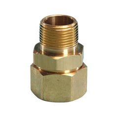 Omega Flex FGP-FST-375 Straight Mechanical Fitting 3/8 NPT Brass AutoFlare