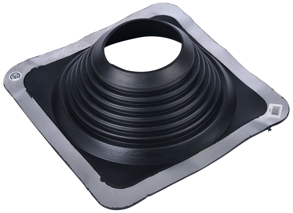 Oatey 14057 Master Flash EPDM Roof Flashing 7 to 13 inch 17 x 17 inch Base