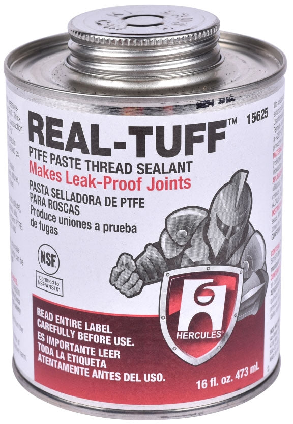 Hercules 15625 Real Tuff Thread Sealant 16 oz. Screw Cap Can with Brush