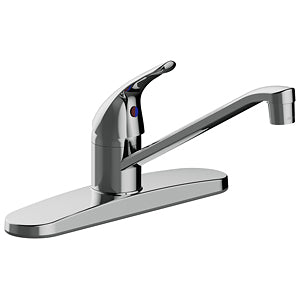 Matco-Norca OPL-105C SINGLE HANDLE KITCHEN FAUCET, COPPER INLET SUPPLY, WASHERLESS, 1.5 GPM, CHROME (Replaces OPV-100C)