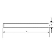 LEDVANCE F72T12/CW/27256 Sylvania 55 W 72 in Cool White Fluorescent Lamp
