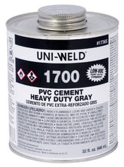 Oatey 1724 1 Gallon Wide Mouth Can PVC Cement Heavy Duty