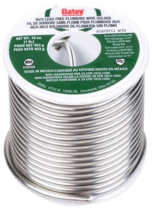 Oatey 22018 1 lb. Plumbing Wire Solder