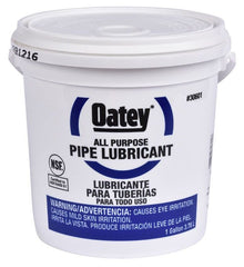 Oatey 30601 Pipe Lubricant, Amber, One Gallon