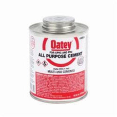 Oatey 30834 All Purpose Medium Body Solvent Cement, 16 oz Container, Milky Clear