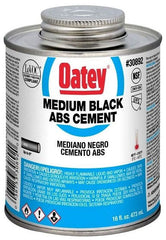 Oatey 30892 16 Oz Plastic Black Pipe Cement