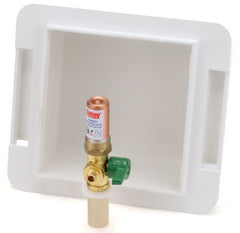 Oatey 39122 CPVC Connection Ice Maker Supply Box 5-9/10 inches Width 1/4 Turn CPVC Hammer Arrestor