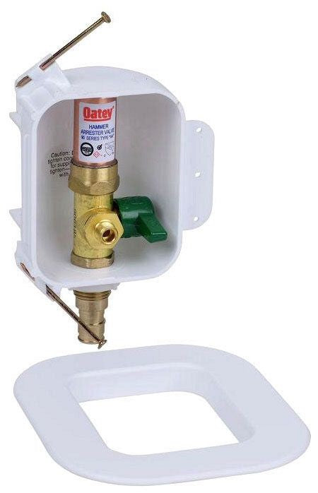 Oatey 39128 I2K F1960 PEX Connection Ice Maker Supply Box with Hammer Arrestor