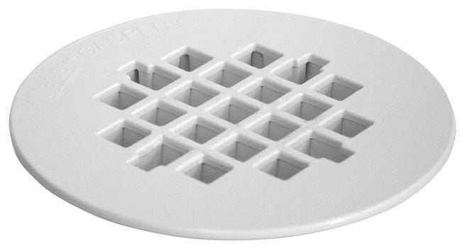 Oatey 42136 Snap Tite Plastic Snap-In Strainer in White