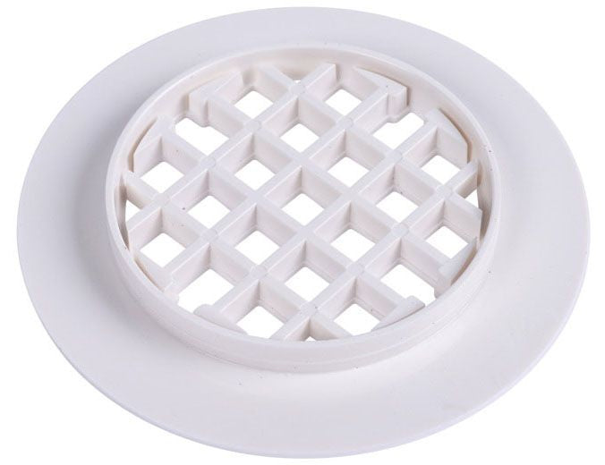 Oatey 42136 Snap Tite Plastic Snap-In Strainer in White