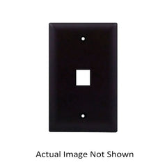 Legrand WP3401BR On-Q 1-Gang 1-Port Wallplate Brown