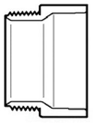 Spears P109-040C 4 CPVC Labwaste Male Adapter MPTXHUB