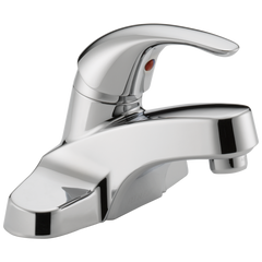 Peerless P138LF-M Delta Chrome Peerless Choice Single Handle Bathroom Faucet Single Handle Lever