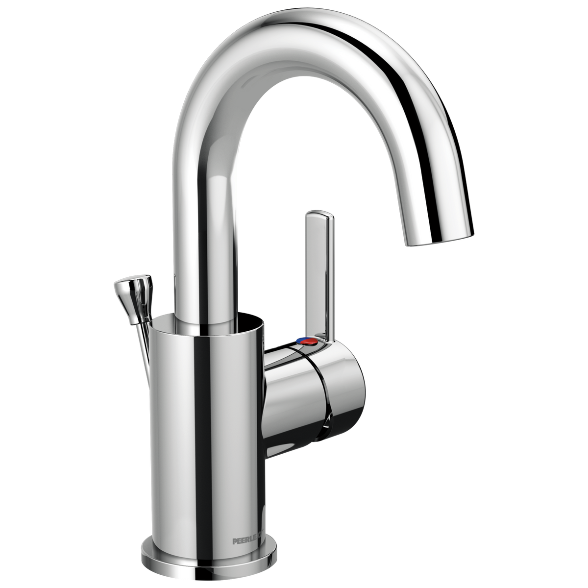 Peerless P191102LF Delta Chrome Peerless Precept Single Handle Centerset Bathroom Faucet Withpopup Single Handle Lever