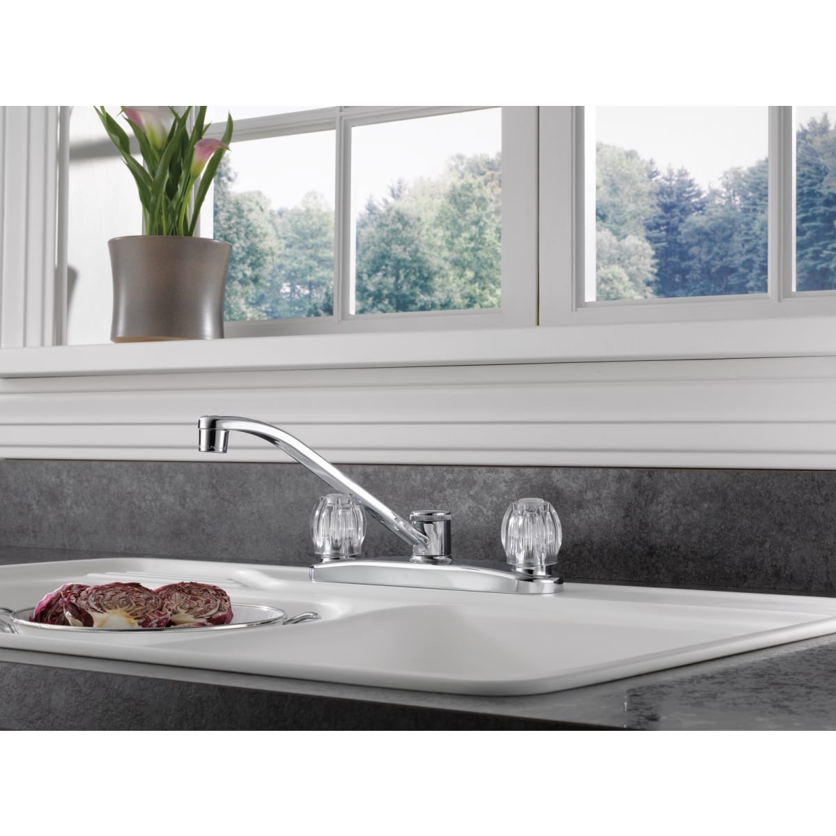 Peerless Faucet P220LF Core: Two Handle Kitchen Faucet in Chrome