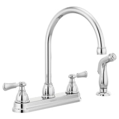 Peerless P2865LF Elmhurst Two-Handle Kitchen Faucet with Spray