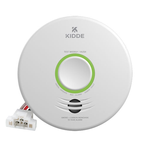 Kidde P4010ACSCO-WF Hardwired Smart Smoke + Carbon Monoxide Alarm Photoelectric Wi-Fi Enabled