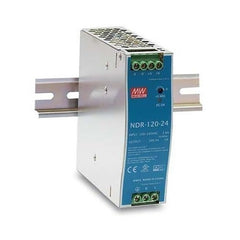 Lantronix 25175 Industrial DIN Rail Mounted Power Supply, 24V DC, 5A