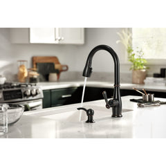 Peerless Faucet P7965LF-OB Peerless Elmhurst Single-Handle Pull-Down Kitchen Faucet in Oil Rubbed Bronze