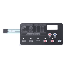 Pentair 472610Z Switch Membrane Pad Replacement MasterTemp Pool and Spa Heater Electrical System