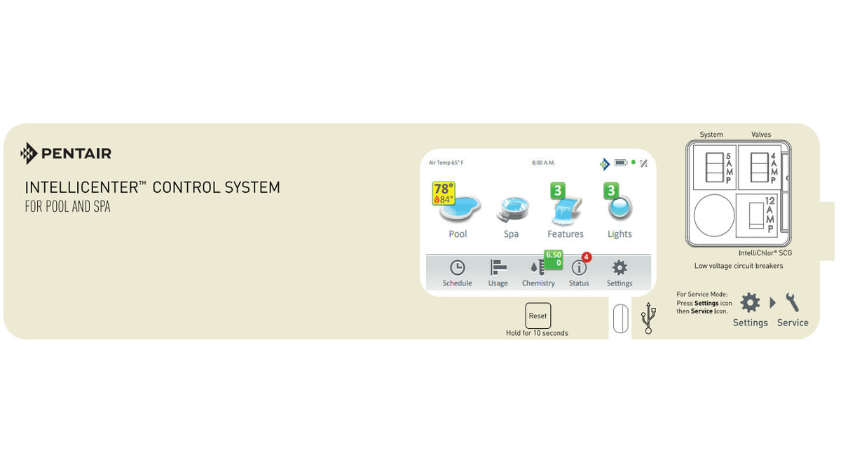 Pentair 521915 Perskit IntelliCenter I10D De Power Automation Control Systems