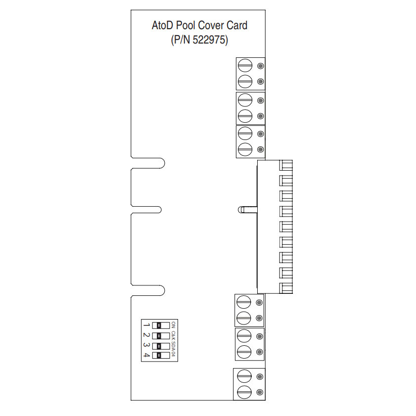 Pentair 522039Z Intelictr A2D Module | Supports Up to 2 Covers