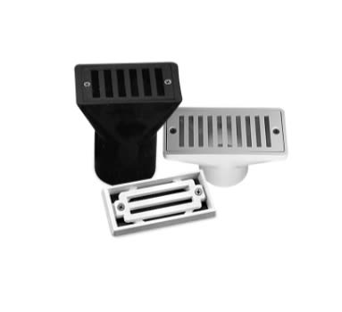 Pentair 542039 Concrete Gutter Drain and Grate 2.5x6