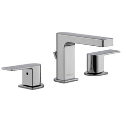 Peerless P3519LF Delta Chrome Peerless Apex Two Handle Widespread Lavatory With Pop-Up Two Handle Lever