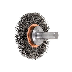 Pferd 82892 1-1/2 Crimped Wire Wheel Brush - 0.012 CS Wire, 1/4 Shank