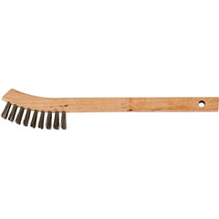 Pferd 85065 Small Cleaning Brush Stainless Wire Wooden Block