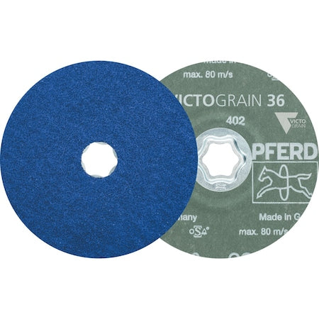 Pferd 40381 COMBICLICK Fiber Disc 5 Dia VICTOGRAIN-COOL 36 Grit 25PK