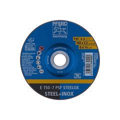 Pferd 61011 6 x 1/4 Grinding Wheel 7/8 A.H. - PSF STEELOX - Type 27