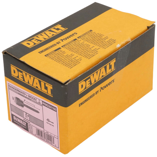 DeWalt PFM2261100 Horizontal Rod Hanger for Wood, 3/8 Rod Diameter 1/4 x 2