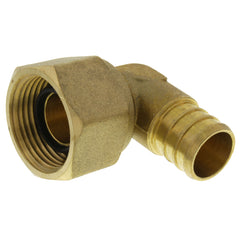 Everflow PFSL3434-NL 3/4 F1807 PEX X 3/4 FPT Swivel Elbow (Brass Nut) Lead Free