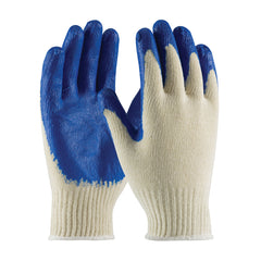 Pip 39-C122/L Seamless Knit Cotton/Polyester Gloves Large White/Blue 12 Pairs