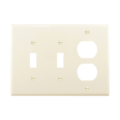 Crouse-Hinds PJ28LA EWD PJ28LA Wallplate 3G 2Toggle 1Du