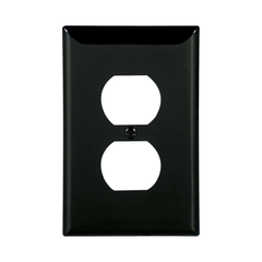 Eaton PJ8BK EWD PJ8BK Wallplate 1G Duplex Poly