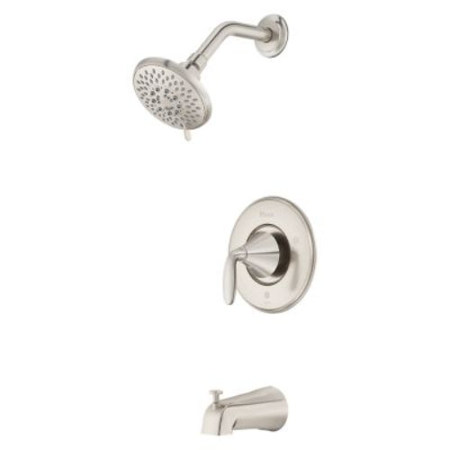 Pfister LG89-8WFK Winfield 1 Handle Tub and Shower Trim Kit, Brushed Nickel