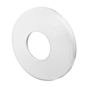 Perma-Cast PE-0019-W Escutcheon White Plastic 1.90 Tubing