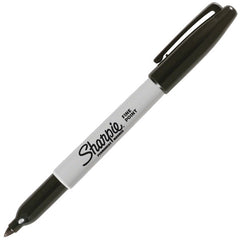 Marking Pens PMP Permanent Marking Pen Fine Black 1 Each