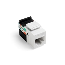 Leviton 5G108-JW5 GigaMax 5e QuickPort Connector White 150-pack Kitted With Jack Rapid Tool