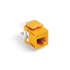 Leviton 61110-RY6 eXtreme CAT6 QuickPort Jack, Yellow