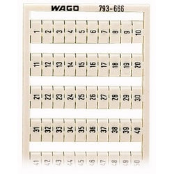 WAGO 793-666 WMB Multi Marking System Vertical Marking 2X White