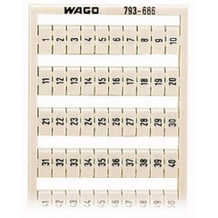 WAGO 793-666 WMB Multi Marking System Vertical Marking 2X White