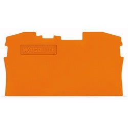 WAGO 2006-1292 END PLATE FOR 2002-1201 0.8MM ORANGE