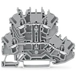 WAGO 2002-2201 Double-deck Terminal Block; Through/through Terminal Block; 2.5 mm2